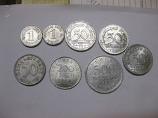 Kaiserreich-Weimar, Lot: 8 Münzen 1 Pf. - 500 M. 1917 - 1935, verschiedene