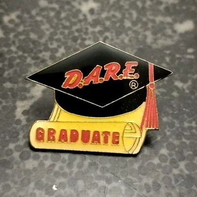 D.A.R.E. Graduate Pinback Badge Collectible Lapel Button for Students and Alumni