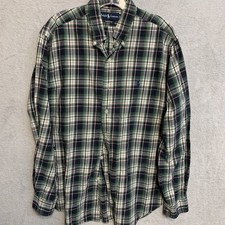 Ralph Lauren Classic Fit Plaid Button Down Long Sleeve Shirt size large