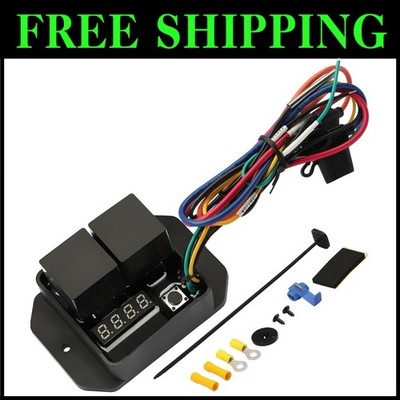 Dual Fan Controller with Digital Display - 12V/24V Temperature Adjustments**