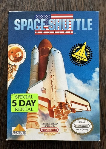 Space Shuttle Project Complete in Box CIB (Nintendo, NES 1991) HTF 🔥 - Picture 7 of 18