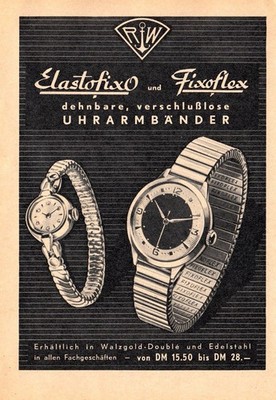 3w9746/Advertising/Advertising from 1958   Elastofix Watch Straps