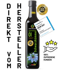 KRÄUTERLAND Schwarzkümmelöl 500ml ungefilt...