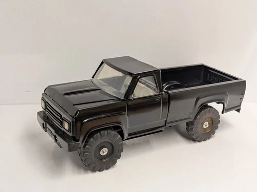 Vintage 1970s Tonka Dodge Fleetside Pickup Truck Pressed Steel Big Tires!
