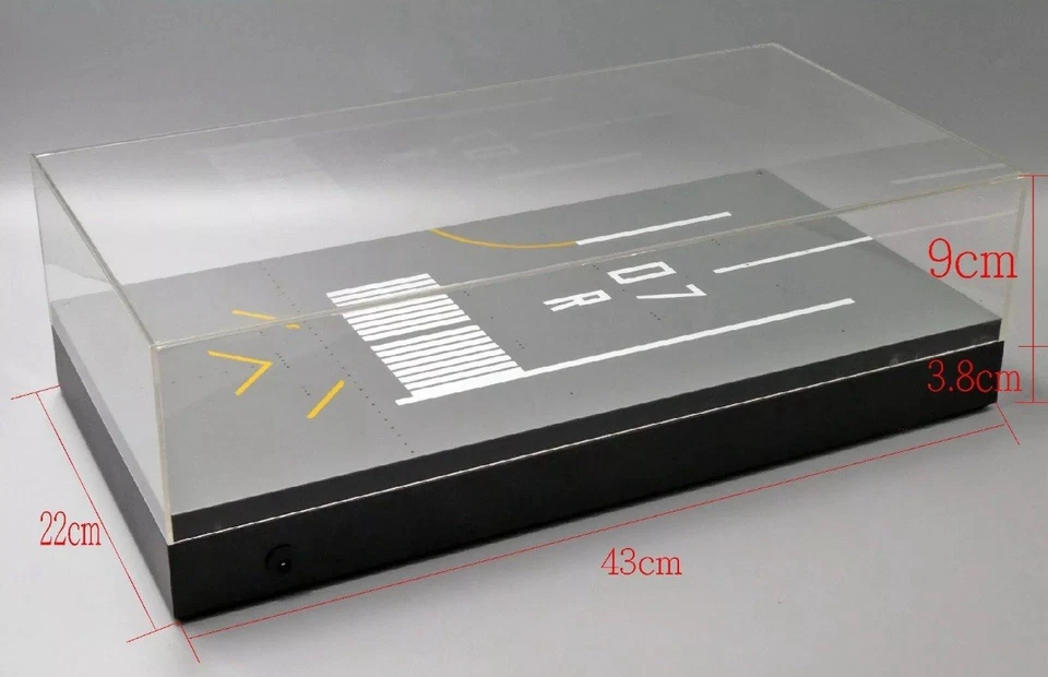 Aereoporto Scala 1/500 Runway Display Vetrina LED  JC Wings LH5001-LH5002 Coppia - Immagine 2 di 4