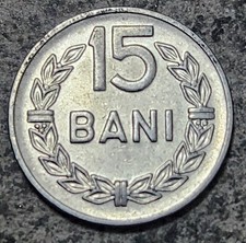 ROMANIA 🇷🇴 15 BANI COIN 1966 (COMMUNIST ERA)