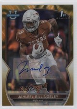 2022 Bowman U Chrome Gold Lava Refractor /50 Jahleel Billingsley #26 Auto 0nr3