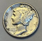 1945  10c Silver Mercury Dime - 90% Silver  ASW 0.0723 oz