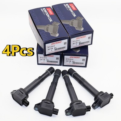 4Pcs Denso Ignition Coils 673-2313 For Honda Accord CRV Acura 2.4L 30520-R40-007