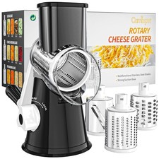 Hand Crank Cheese Shredder - Fresh Cheese, Vegetables