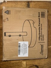 Samuel Alexander 15 Kg Granite Parasol Base with Stainless Steel Stand