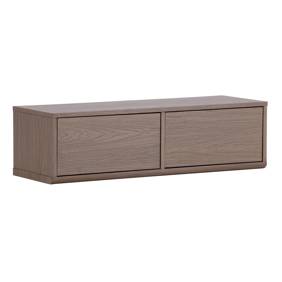 Meuble TV moka 100cm Dragh idéal pour ranger les consoles de salon