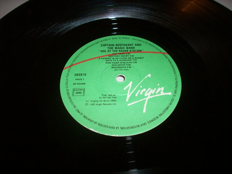 CAPTAIN BEEFHEART - DOC AT THE RADAR STATION LP (NO OUTER SLEEVE) Import (1980) - Image 4 of 4