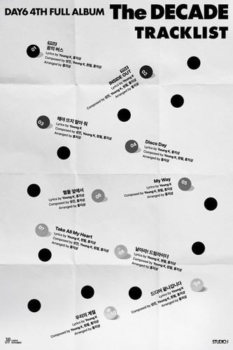 DAY6 THE DECADE 4th Full Album ID CARD-MD Ver/CD+Photo Book+2KeyRing+6 Card+GIFT - Picture 3 of 14