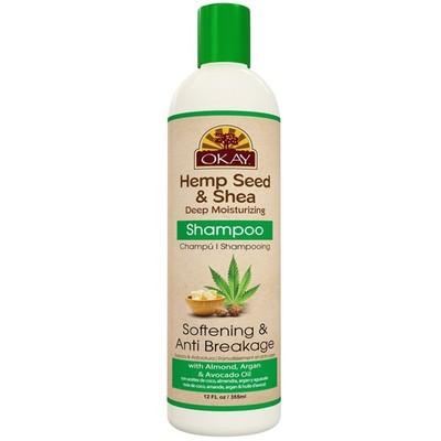 OKAY Hemp Seed & Shea Deep Moisturizing Shampoo 12  OZ