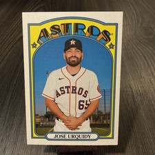Jose Urquidy 2021 Topps Heritage SP #724 Houston Astros