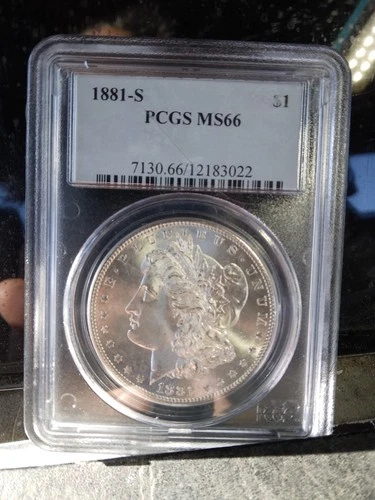 1881-S Morgan Silver Dollar, MS66 PCGS.