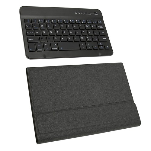 Tablet Keyboard BT Wireless Waterproof Rustproof Keyboard With PU Leather Ca NEW - Bild 5 von 12