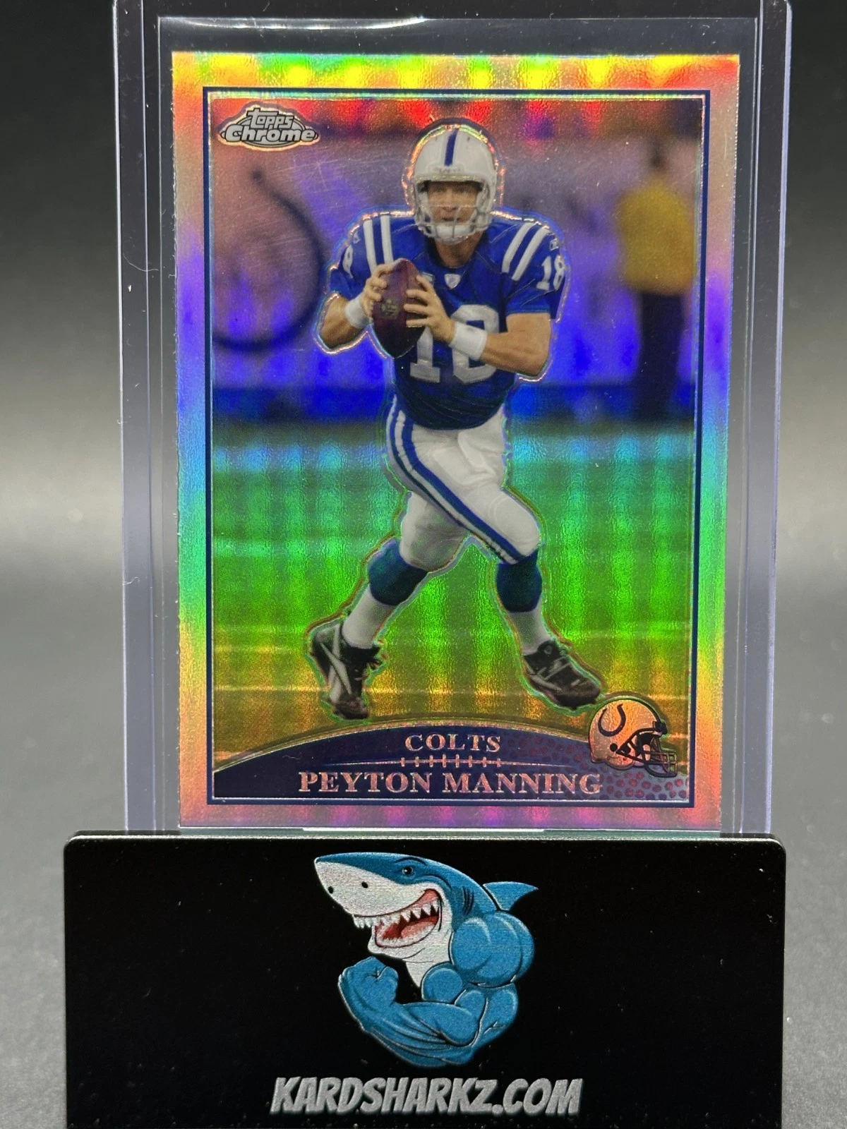2009 Topps Chrome Peyton Manning #TC96 REFRACTOR