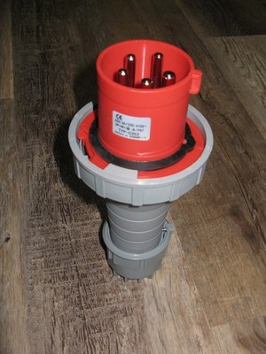 IEC 60309 plug 63a 220-415v 5-pin 3-phase