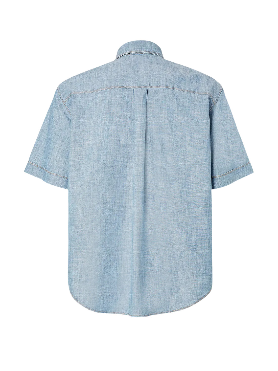 FENDI $1300 Light Blue Denim Shirt New & Authentic image 2