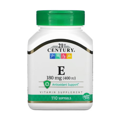 21st Century, Vitamin E, 180 mg (400 IE), 110 Softgels