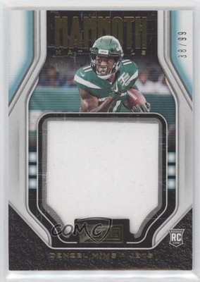 2020 Panini Playbook Mammoth Material Gold 38/99 Denzel Mims #MM-DM 0bt4