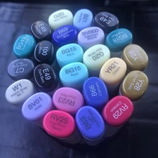 Band New, Never Used Lot of  24 Copic Sketch Markers