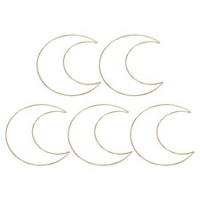 5 Piece Macrame Rings 8 " Gold for Dream Catcher, Floral Garlands