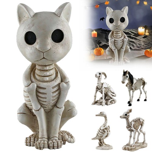 Cat Skeleton Halloween Decorationnull