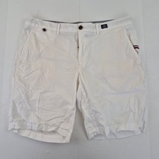 TOMMY HILFIGER Shorts 36 White Men's Cotton Casual Classic