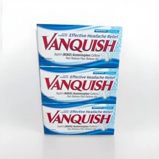3 Pack! Vanquish Extra Strength Pain Reliever Caplets-100 ct. Each (exp. 2027)