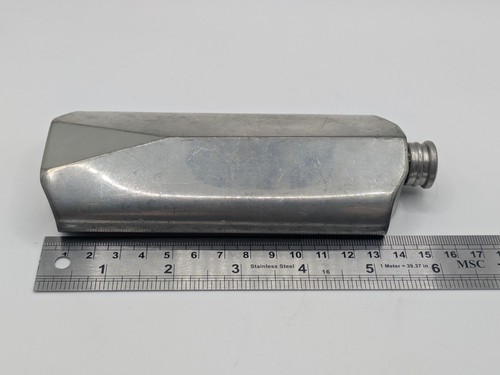 Unbranded Tall English Pewter Sheffield 15.05mm Spout Please Read Description - Picture 10 of 11