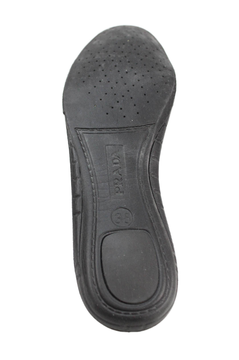 Prada Womens Slip On Casual Athletic Shoes Blue Size 7.5 thumbnail 7