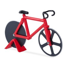 Fahrrad pizzaschneider Pizzaroller Pizza Cutter rostfrei scharf antihaft