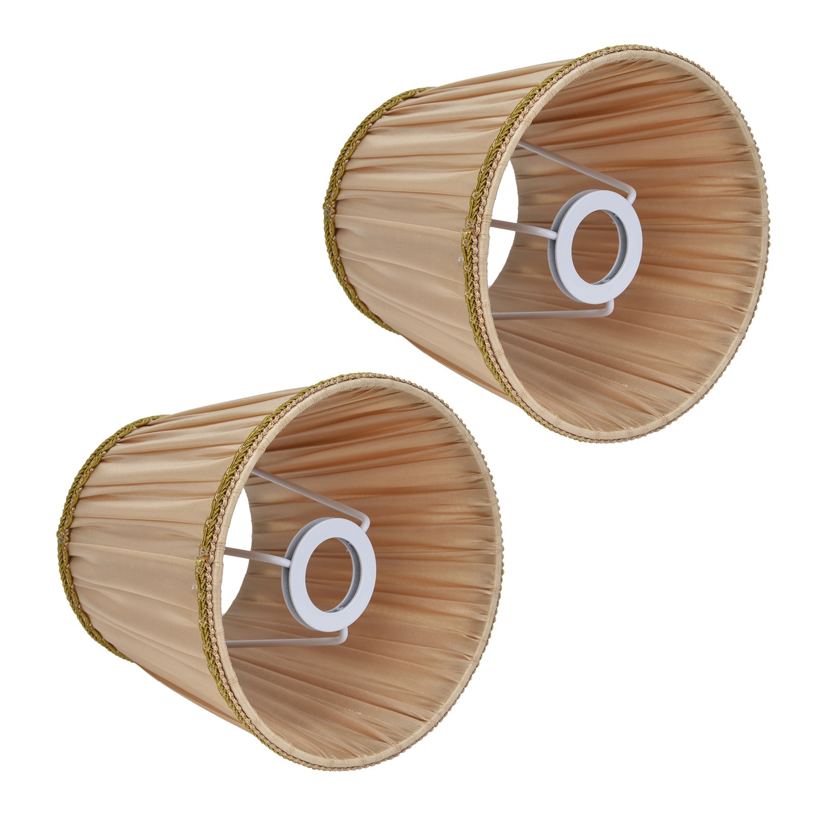 2PCS Fabric Lampshade Simple Lamp Shade For E14 Screw Candlestick Lamp Table Lig