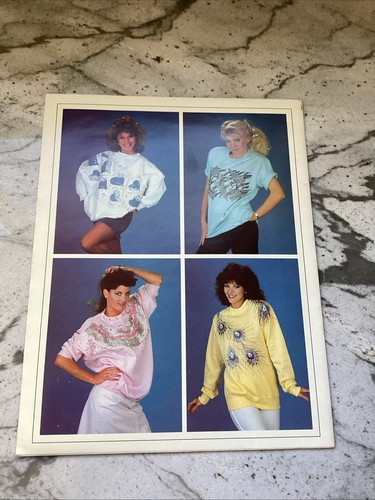 1987 TULIP PRODUCTIONS GP497 NO SWEAT PAINTING SHIRTS PATTERN BOOK - Picture 2 of 5