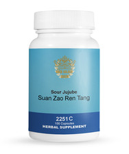 2251C Suan Zao Ren Tang/Sour Jujube Decoction 100 Caps/bottle 2 Bottles 