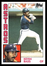 1984 Topps Kevin Bass #538 Houston Astros MLB Baseball Base Set