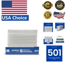 Pleated 501 Air Purifier Filter for Aprilaire 5000, MERV 15 Equivalent, 16x25x6