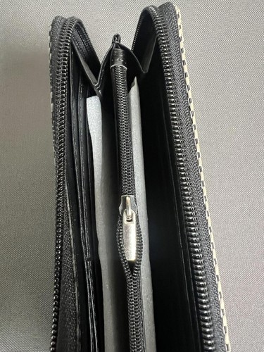 JDM Braut Geldbörse Portemonnaie grau neu ohne Etikett Rennsitz Stoff Drift-Stil schneller Versand 🚚 - Bild 3 von 3