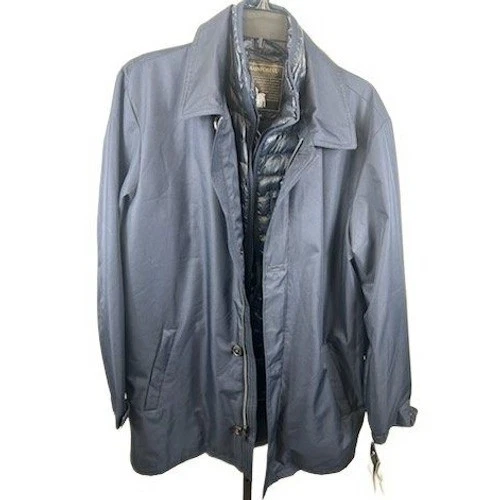 Rainforest Men's Medium 3-in-1 Navy Blue System Jacket with Zip-Out Heated Vest