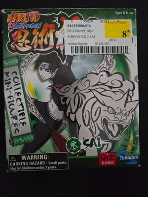 Naruto Shippuden Sai Cillection 2 Action figure Toynami Viz Media New in Box