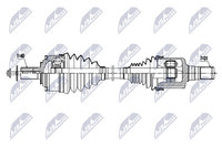 NTY Antriebswelle NPW-VV-164 FüR Volvo
