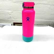 Hydro Flask Hawaii Limited Edition 40 oz Flamingo Pink  Aqua Floral Hawaiian