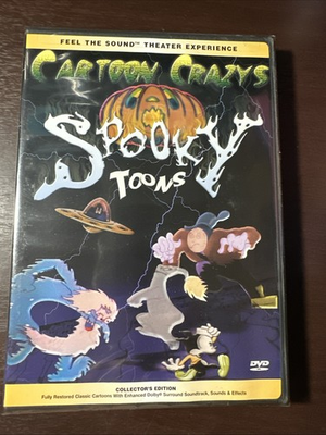 #ad Cartoon Crazys: Spooky Toons DVD 2000 Halloween Popeye Casper Rare NEW Sealed FS $19.94