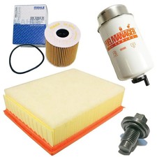 OEM Filter Service Kit + Sump Plug Suits Land Rover Defender Puma 2.4/2.2 LFK04-