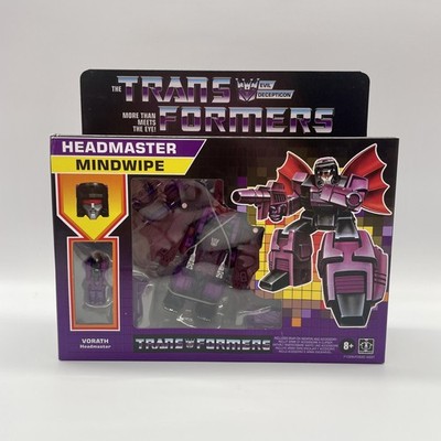 Hasbro Transformers G1 Retro HEADMASTER MINDWIPE 2020 Walmart Exclusive Sealed