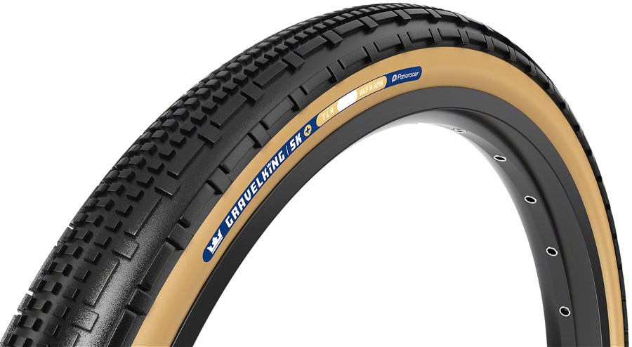 Бескамерная гравийная шина Panaracer GravelKing SK Plus 700x45 с покрытием TuffTex - 11690₽