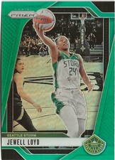 2024 Panini Prizm WNBA Jewell Loyd #49 Green Prizm SP Seattle Storm 